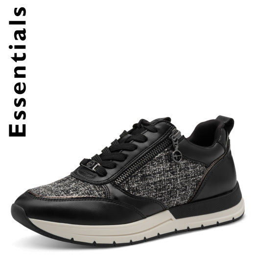 Tamaris - Vegan strigaskór með mynstri