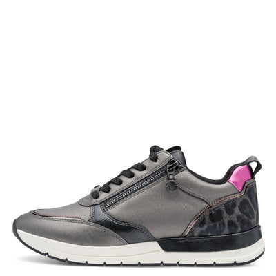 Tamaris - Vegan strigaskór með mynstri