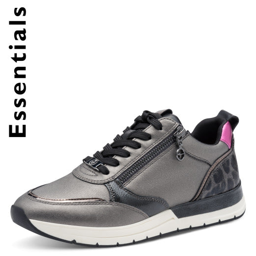 Tamaris - Vegan strigaskór með mynstri