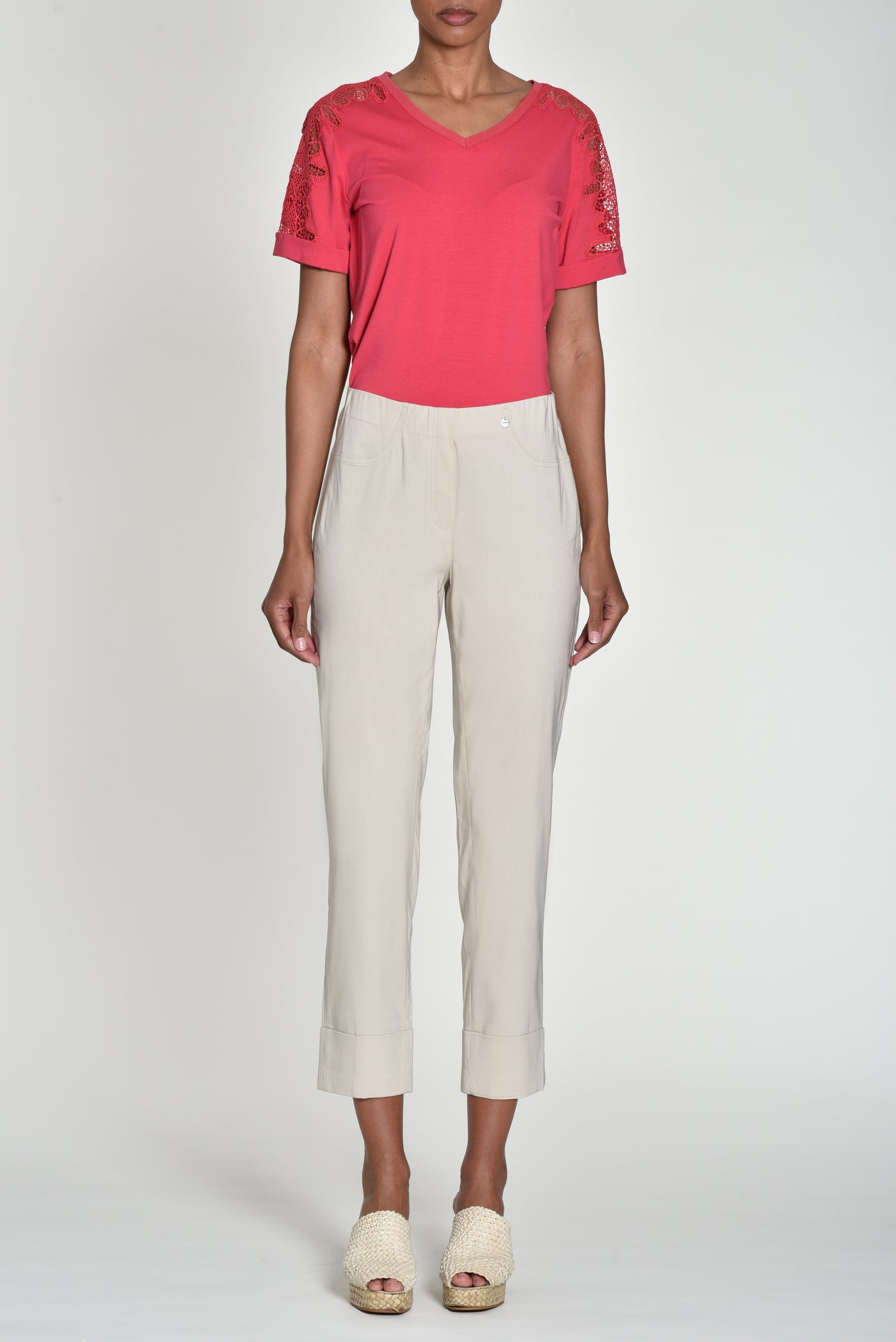 Robell - Bella 09 strechbuxur, ökklasídd