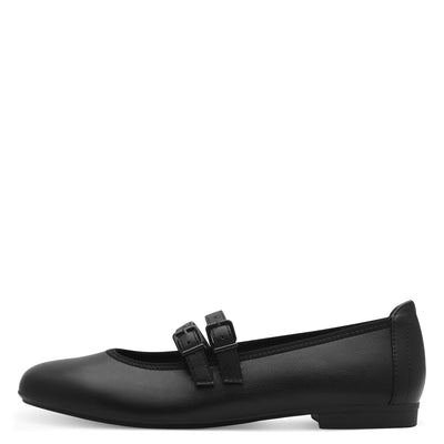 Jana - Ballerínuskór með stillanlegum böndum yfir ristina