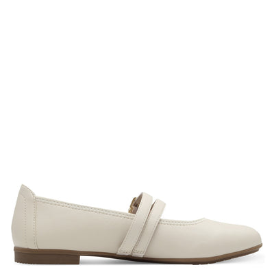 Jana - Ballerínuskór með stillanlegum böndum yfir ristina
