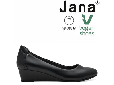 Jana - sparilegir skór með fylltum hælum