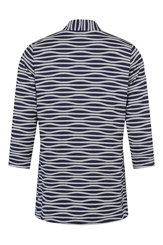 Habella - Clare opin peysa með mynstri