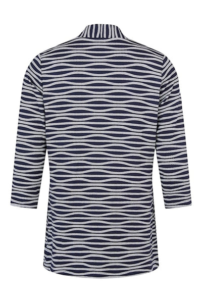 Habella - Clare opin peysa með mynstri