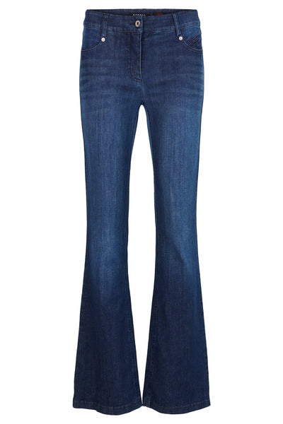 Robell - Joella útvíðar gallabuxur - 82 cm