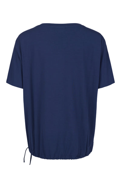 Habella - Alida stuttermabolur með skrautsteinum