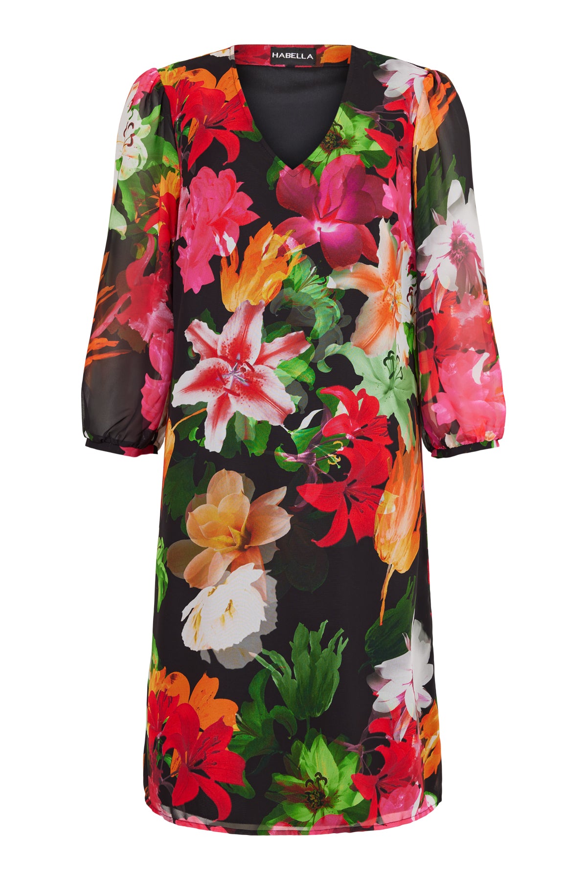 Habella - Aster kjóll með blómamynstri