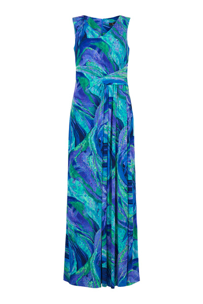 Tia - Erica mynstraður ermalaus kjóll