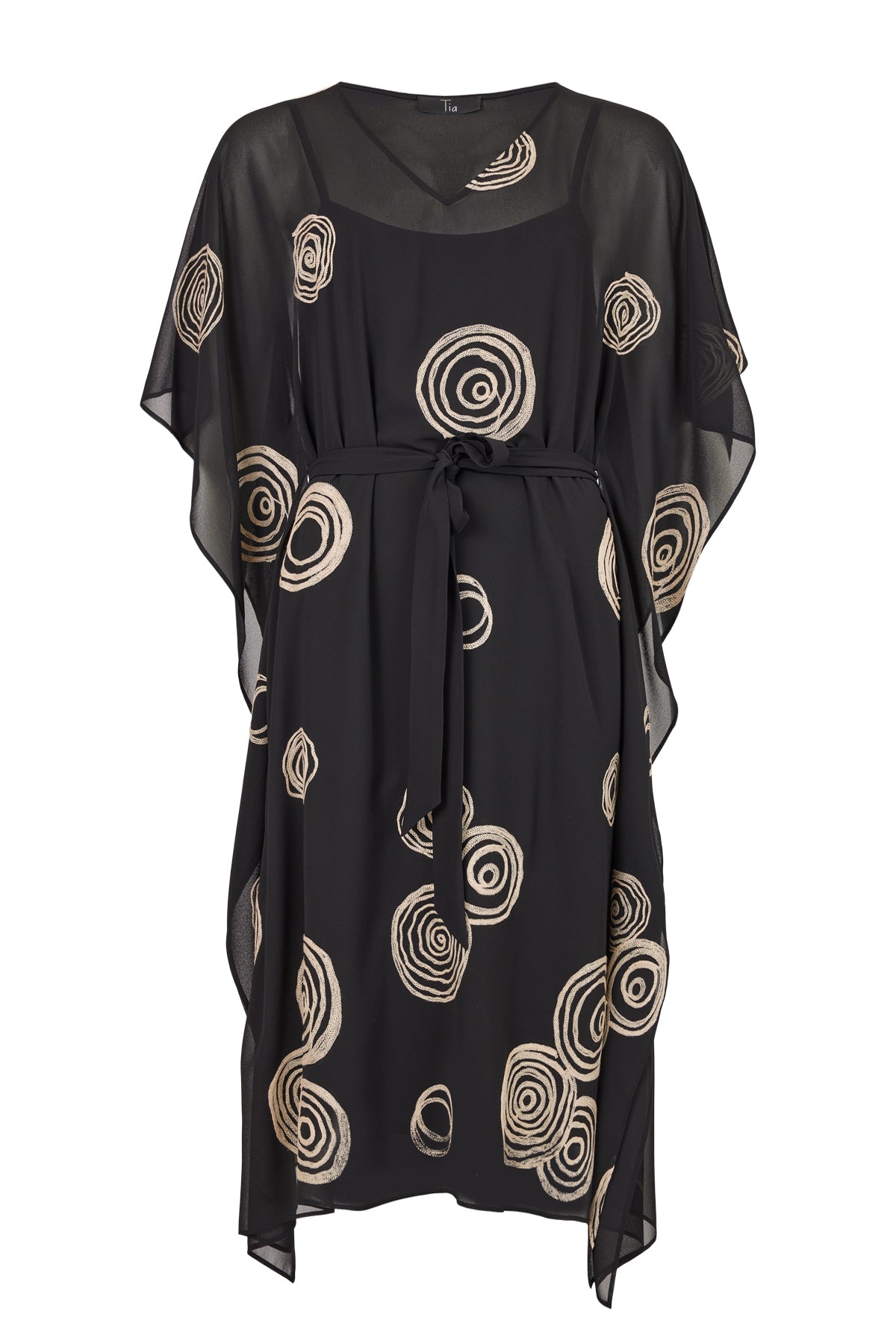 Tia - Bronica shiffon kjóll