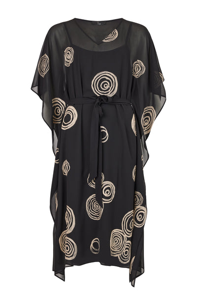 Tia - Bronica shiffon kjóll