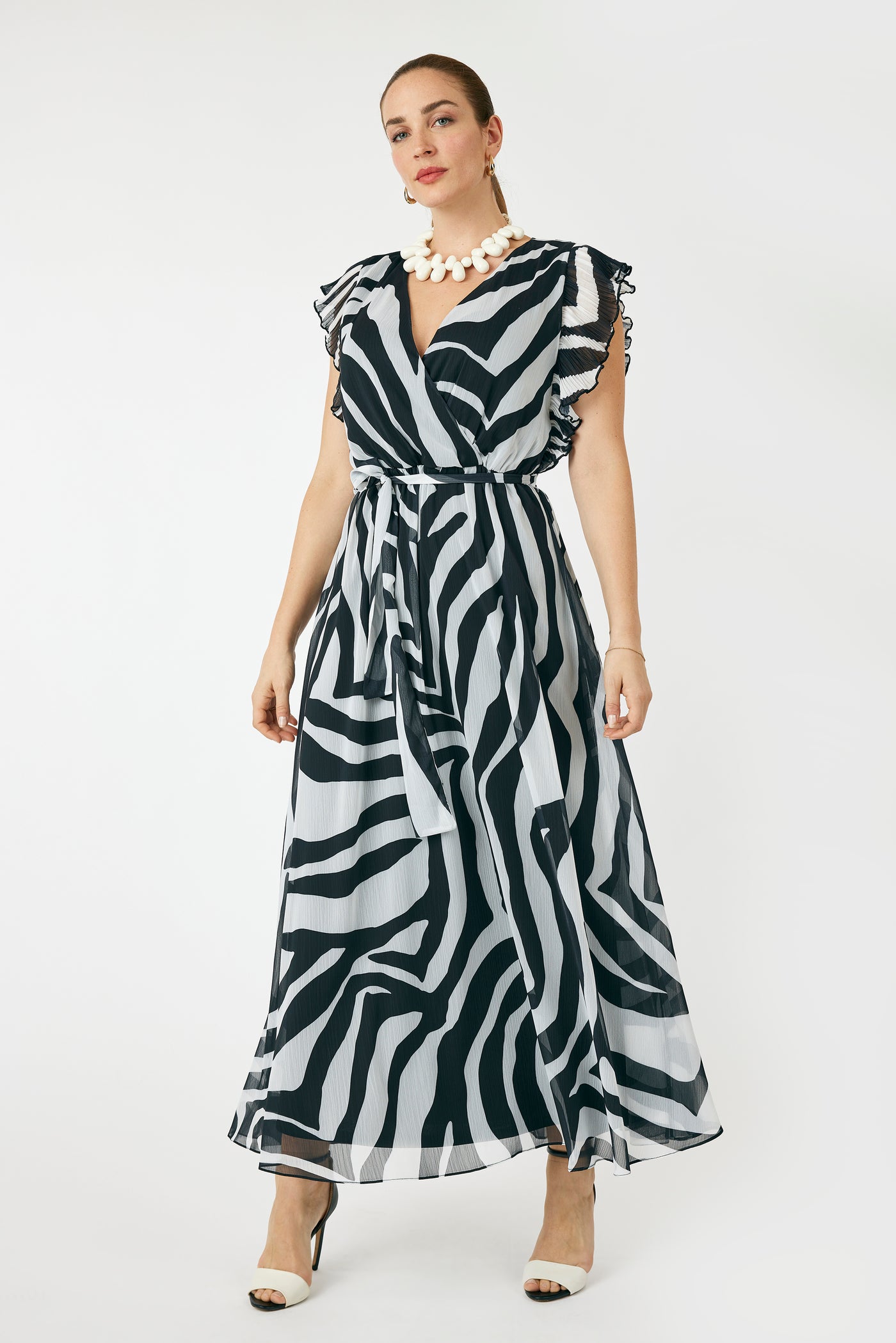 Molly Jo - Valentina ermalaus wrap sparikjóll