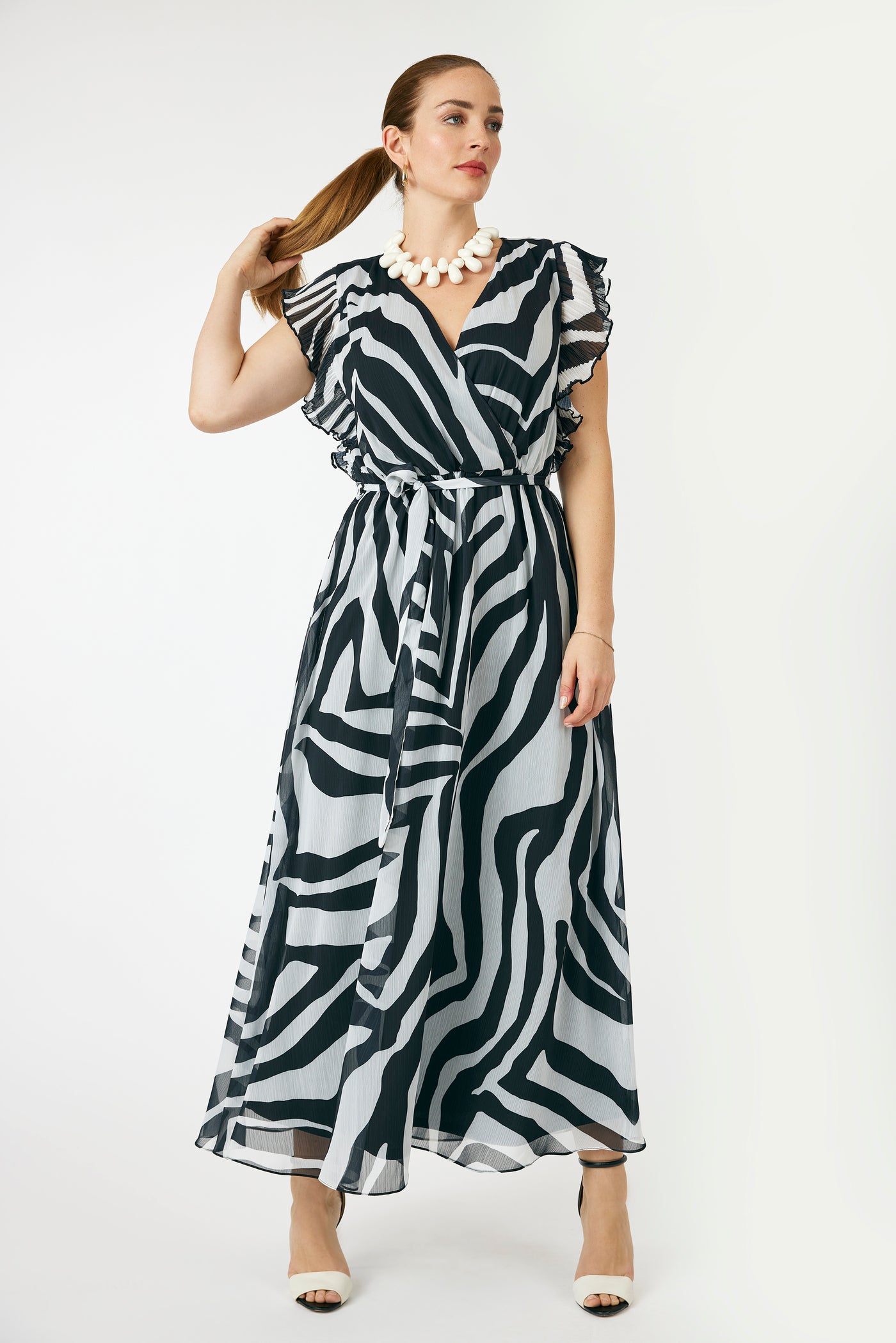 Molly Jo - Valentina ermalaus wrap sparikjóll