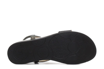 Tamaris - leður sandalar með bling