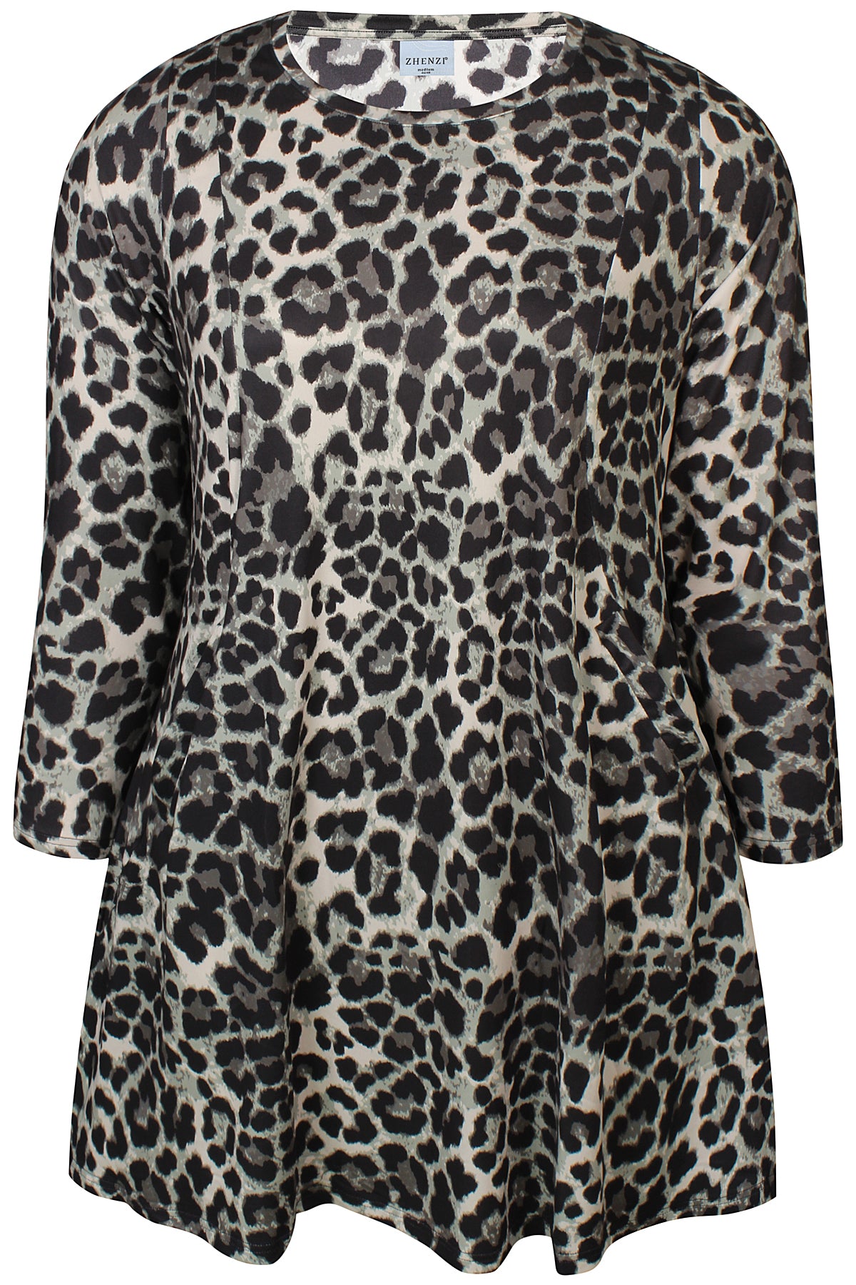 Zhenzi - Olio tunika með mynstri