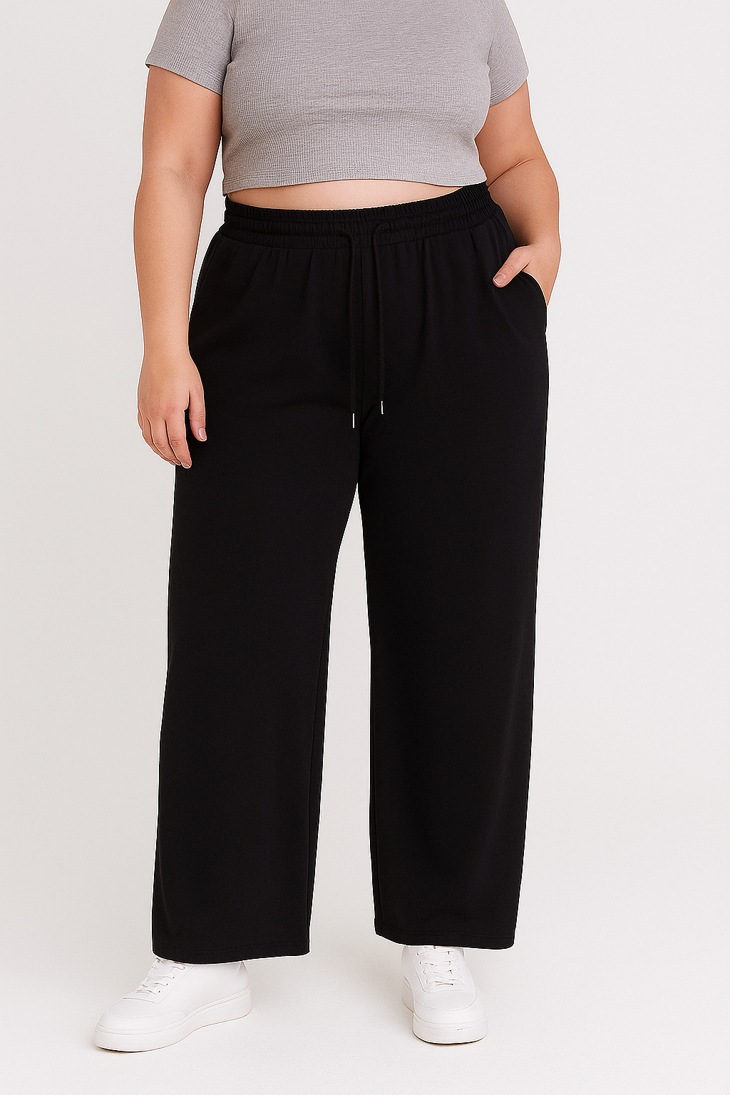 Zhenzi - Mya 970 joggingbuxur - víðar skálmar