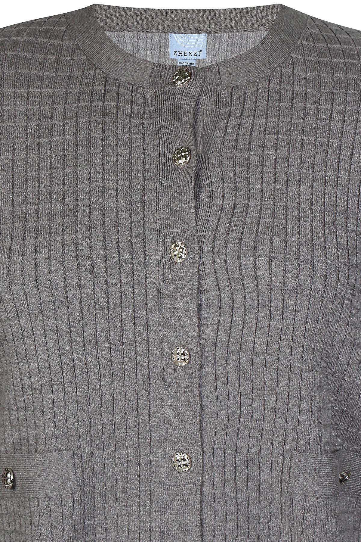 Zhenzi - Kogle 996 hneppt peysa