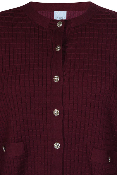 Zhenzi - Kogle 996 hneppt peysa