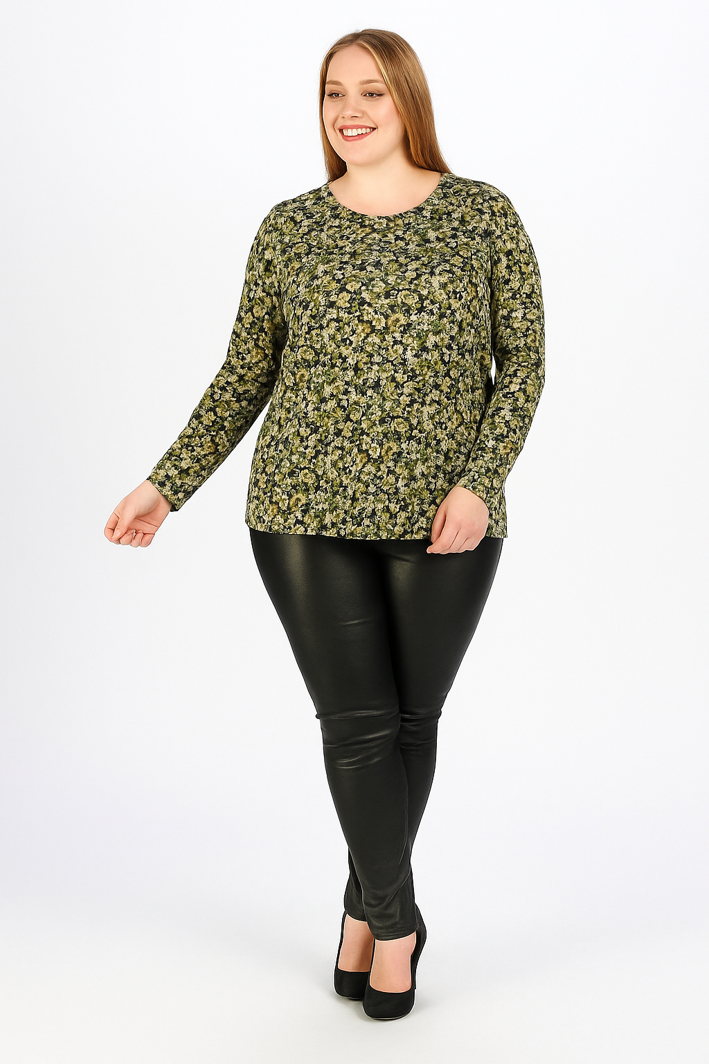 No Secret - Mitra mynstraður langermabolur