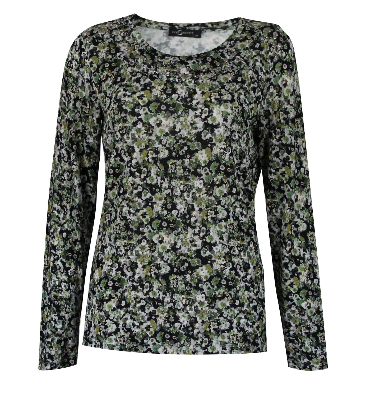 No Secret - Mitra mynstraður langermabolur