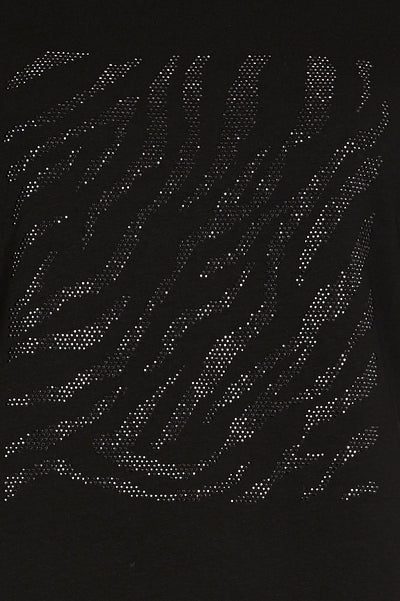 I'cona - Kolly - Stuttermabolur með skrautsteinum