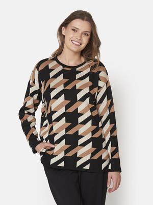 Signature - Isabela mynstruð prjónapeysa