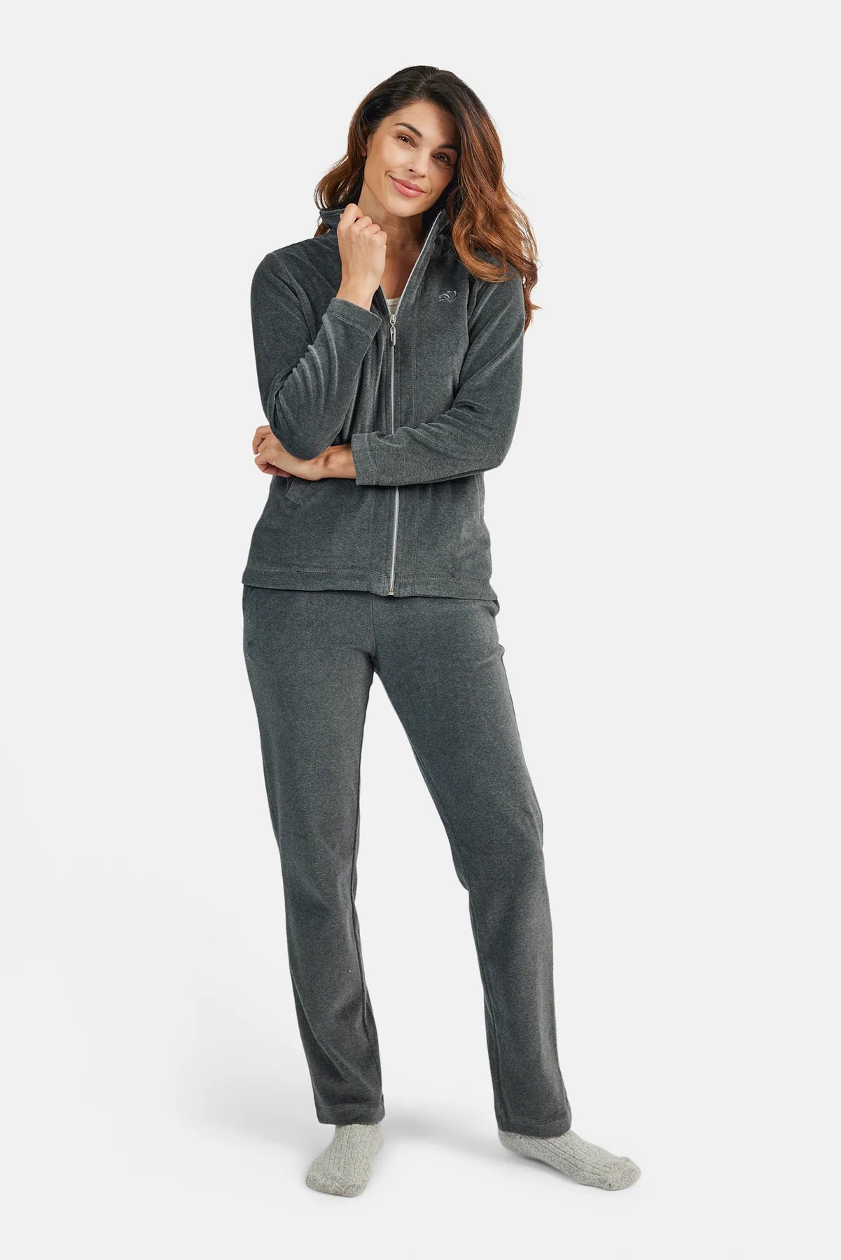 Brandtex - Orla - Kósý velúr heimagalli