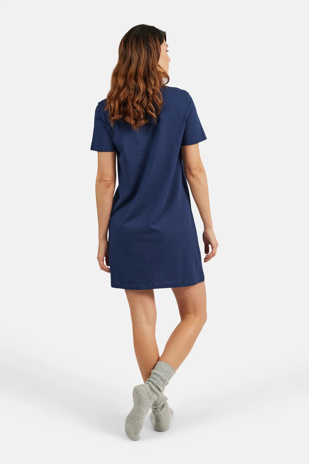 Brandtex - Lauryn náttkjóll með blómum