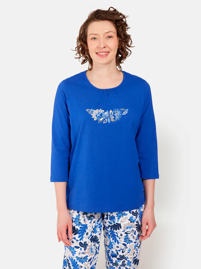 Brandtex - Averi náttföt með blómamynstri