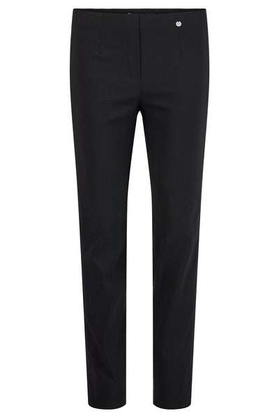 Robell - Marie strechbuxur með svörtum blingsteinum