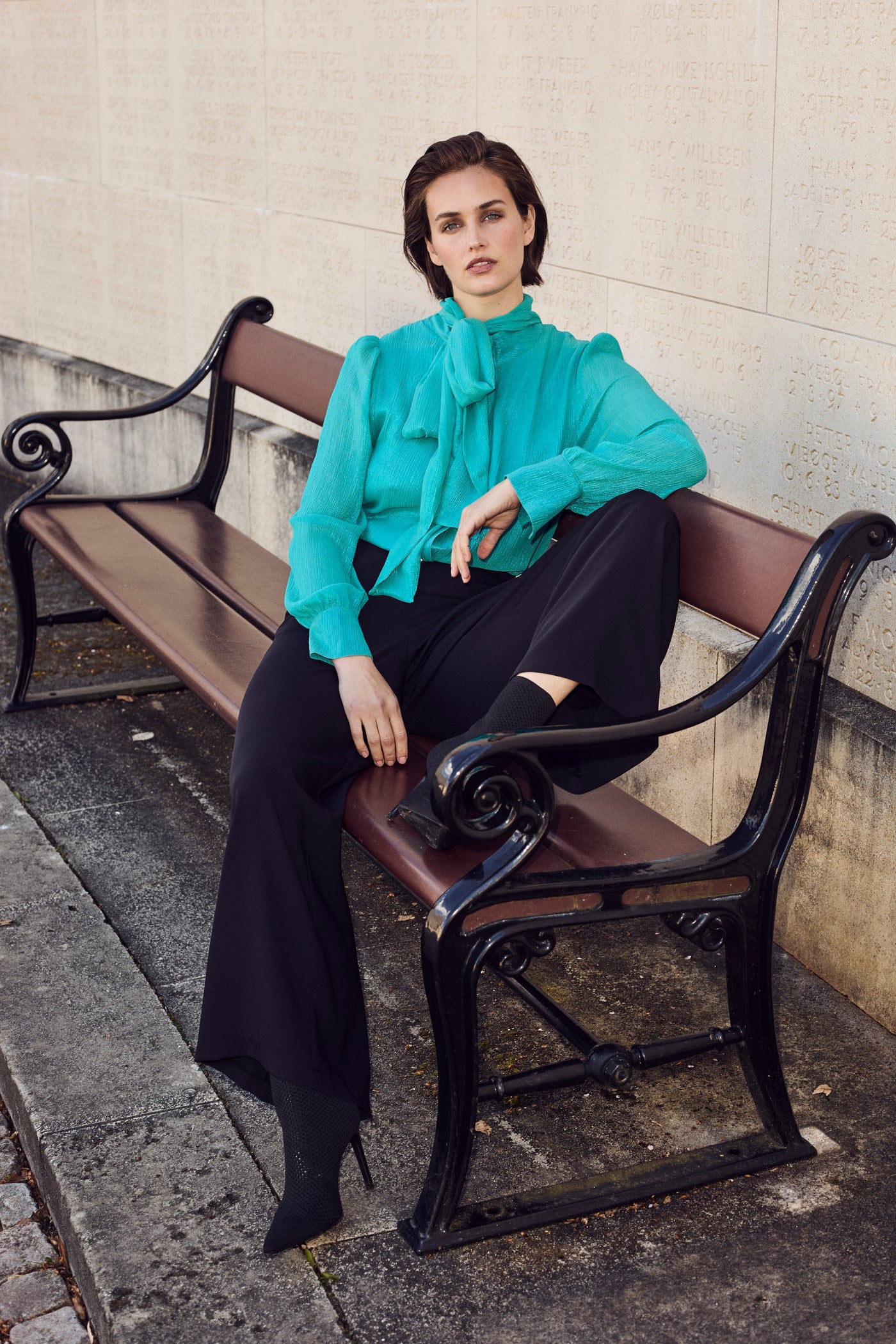 Molly Jo - Alexis Sparilegar víðar buxur