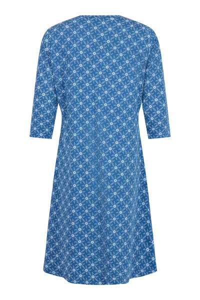 Sunday - Jazlyn mynstraður náttkjóll