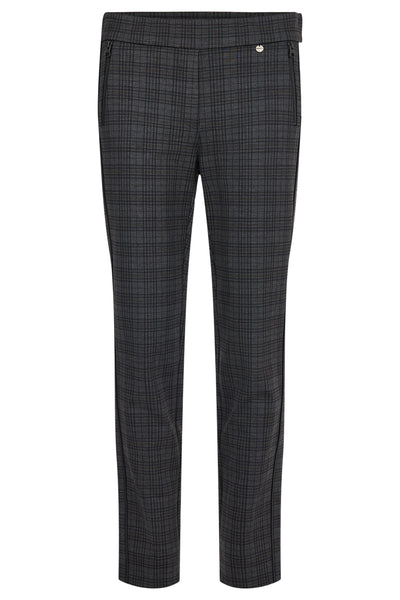 Robell - Rita buxur grá köflóttar - 75 cm