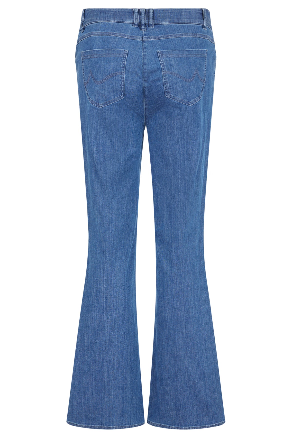 Robell - Joella útvíðar bómullar gallabuxur - 82 cm