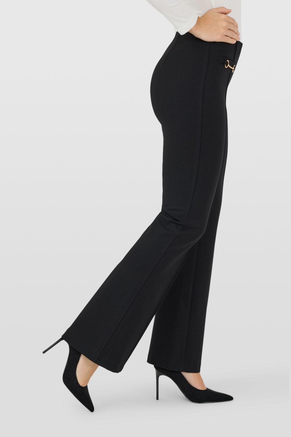 Robell - Joella útvíðar buxur með skrauti - 82 cm