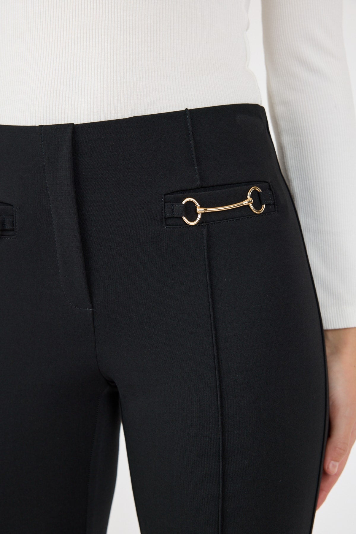 Robell - Joella útvíðar buxur með skrauti - 82 cm