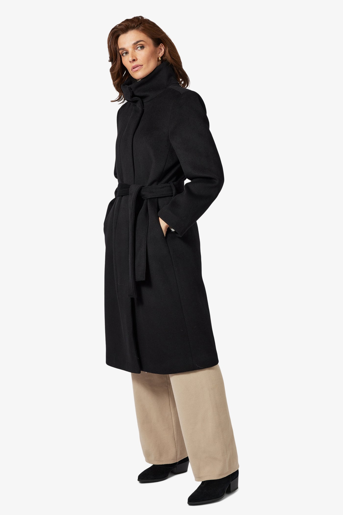 Frandsen - Micaela síð ullarkápa