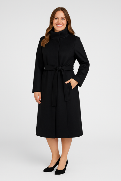 Frandsen - Micaela síð ullarkápa