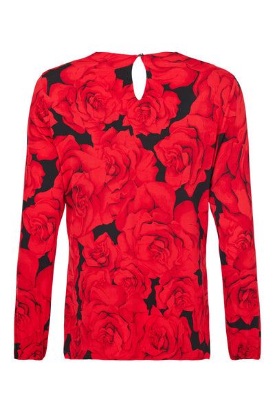 Habella - Brielle mynstruð blússa