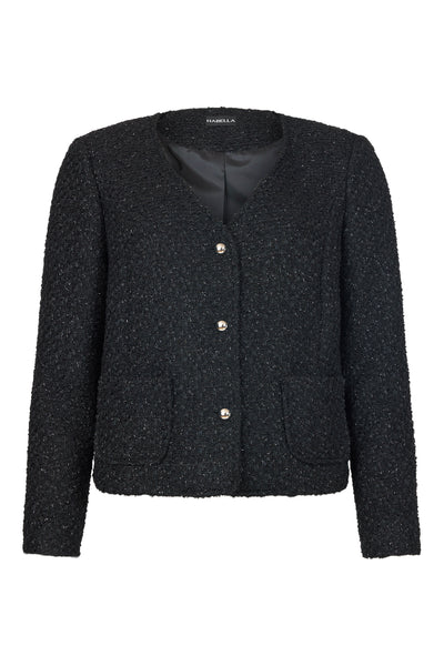 Habella - Ashtyn sparilegur tweed jakki