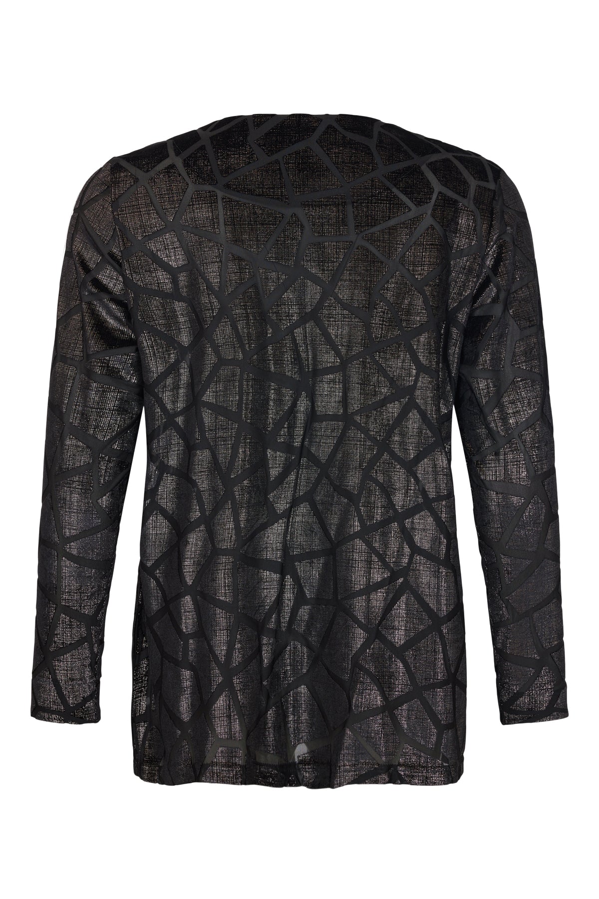 Tia - Tabitha mynstruð jakkapeysa