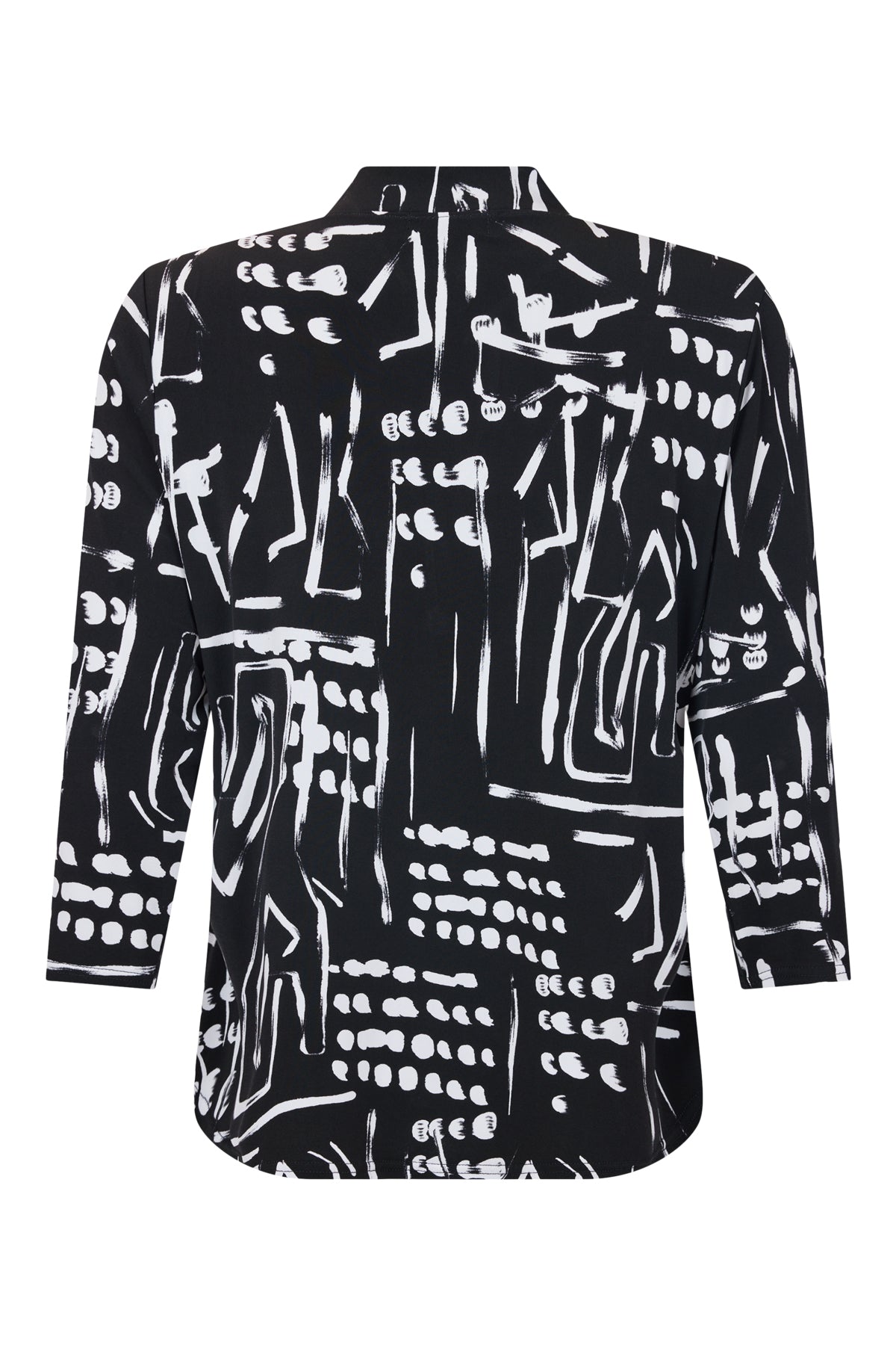 Bassini - Caitlyn mynstruð blússa