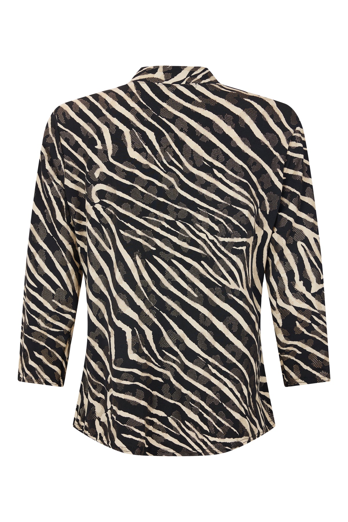 Bassini - Nathalia blússa með dýramynstri