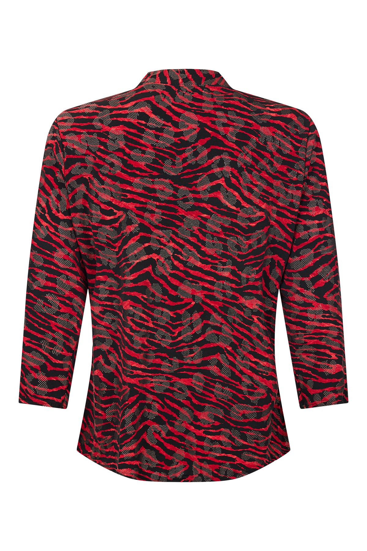 Bassini - Nathalia blússa með dýramynstri