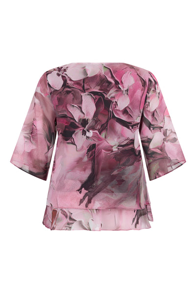 Molly Jo - Elodie sparitoppur með blómamynstri