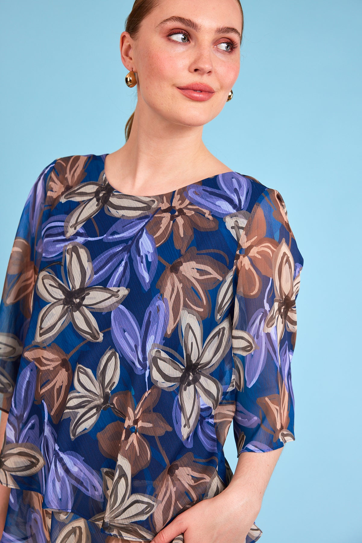 Molly Jo - Francis sparitoppur með blómamynstri