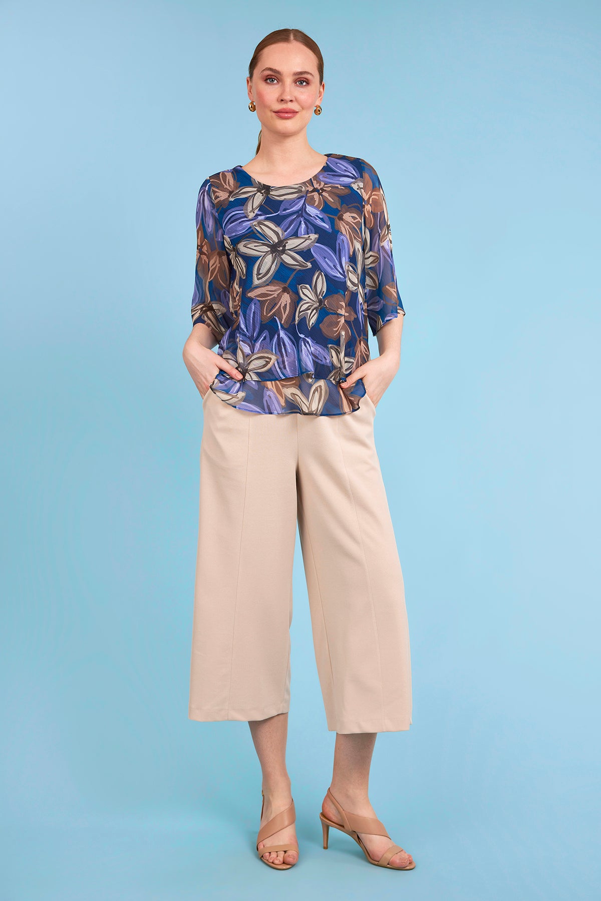 Molly Jo - Francis sparitoppur með blómamynstri