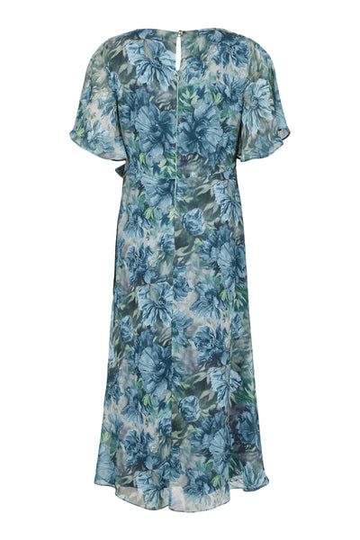 Molly Jo - Cade wrap sparikjóll með blómamynstri