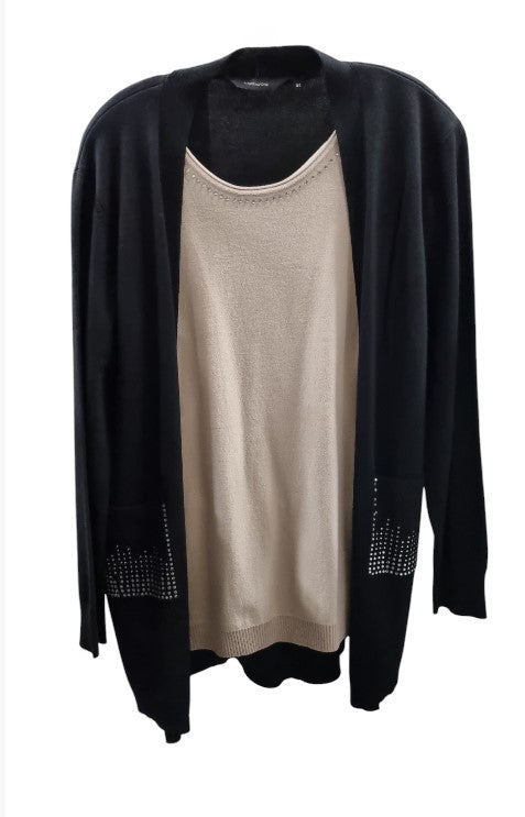 Navigazione - Carolina opin peysa með áfastri peysu undir.