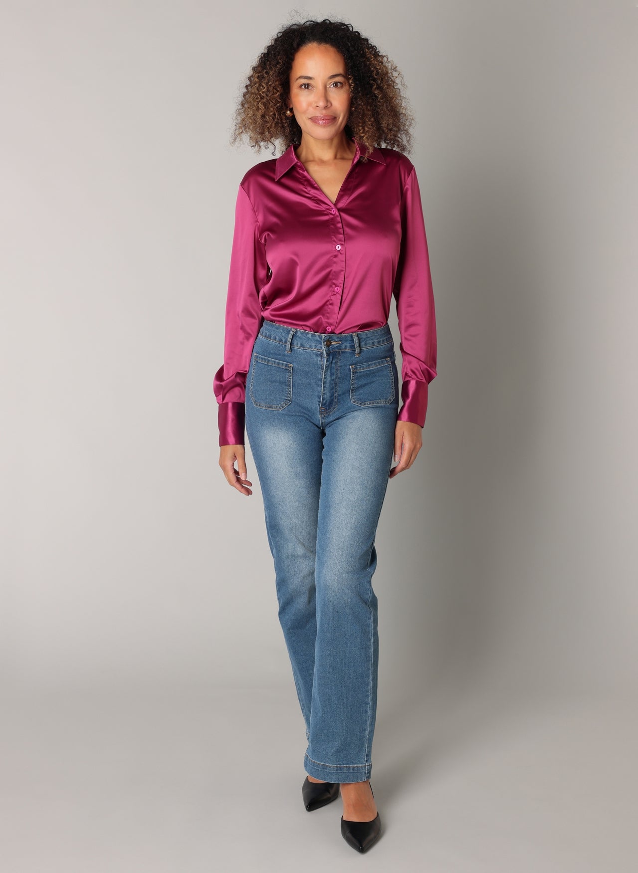 ES&SY - Ayliz satín skyrta